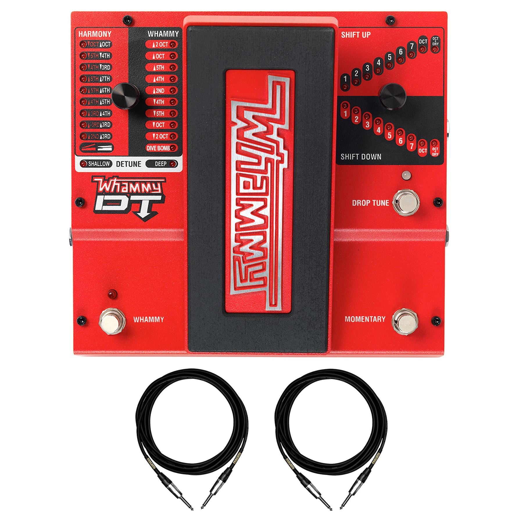 Digitech Whammy DT Pitch Shift Effect Pedal with Power Supply 