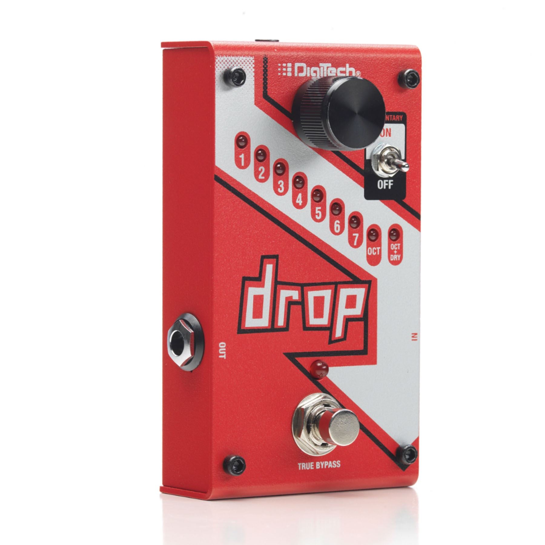 Digitech The Drop Polyphonic Drop Tune Effect Pedal with Power Supply