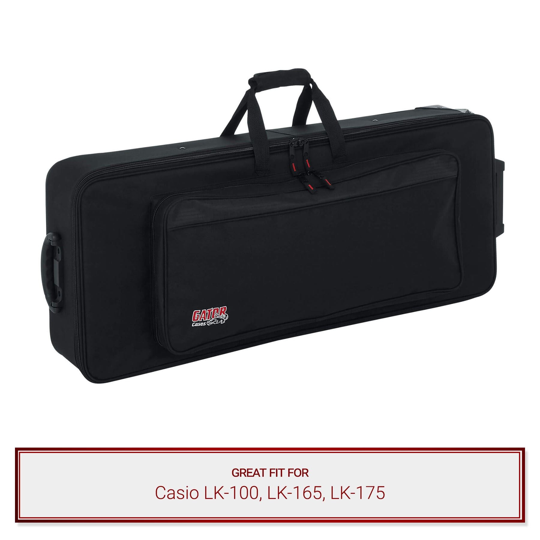Gator Keyboard Case for Casio LK-100, LK-165, LK-175 - Pixel Pro Audio
