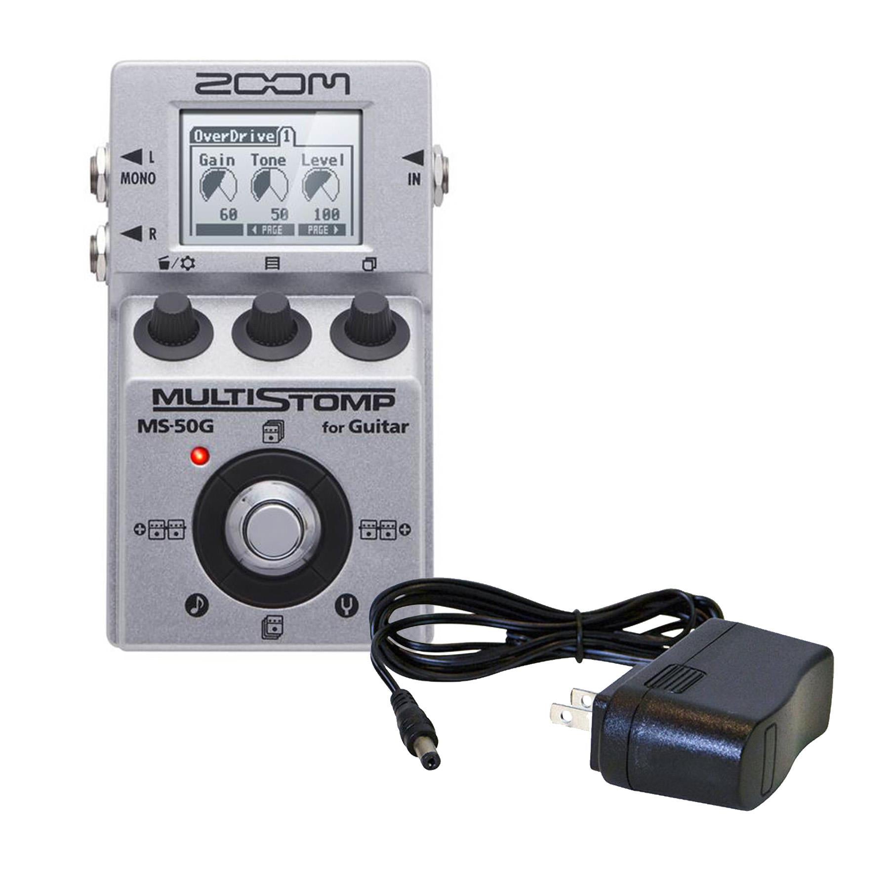 Zoom MS-50G Multistomp Guitar Pedal MS50G Stompbox – Pixel Pro Audio