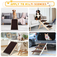 Load image into Gallery viewer, 2-in-1 Foldable Pet Stairs