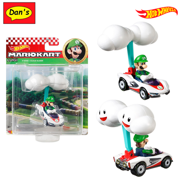 Hot Wheels Mario Kart Luigi P Wing Cloud Glider Dans Collector Store 3526