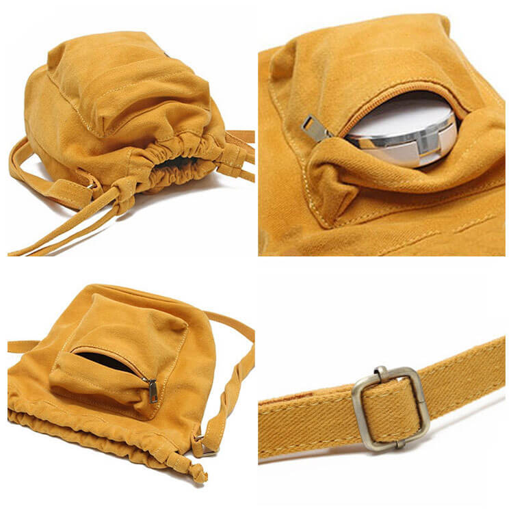 CG023 Wholesale fashion canvas women sling bag mini square crossbody b – EAST LEATHER