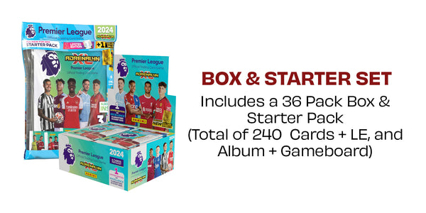 2023-24 Panini Adrenalyn XL Premier League Cards - Starter Pack (Album,  Gameboard, 24 Cards + LE)