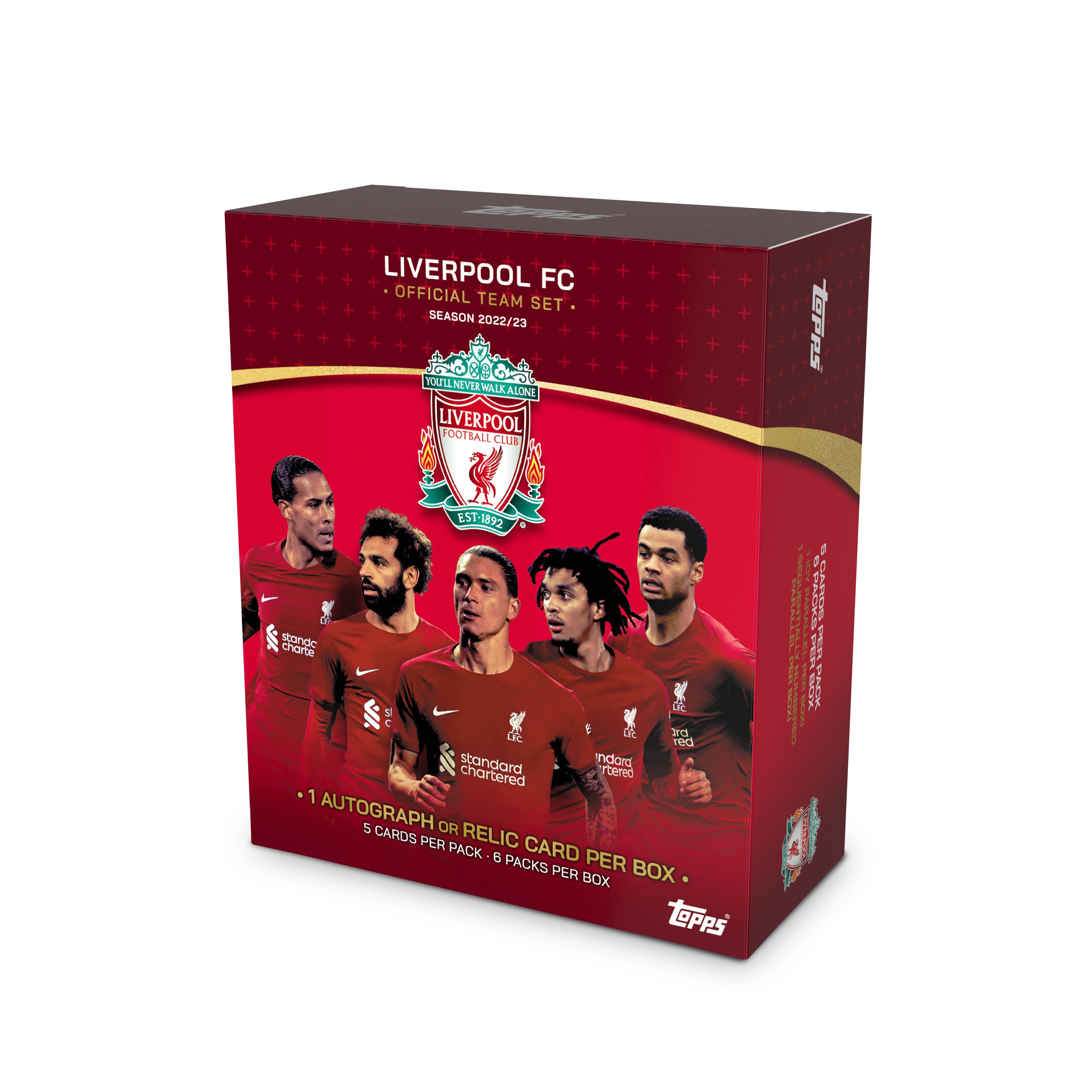 Buy 2022-23 Topps Liverpool Lineage Club Collection Box online 