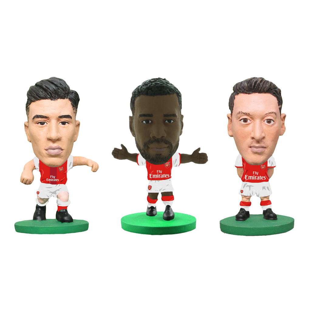 ARSENAL FC SAKA/MARTINELLI/ODEGAARD 3PK COMBO SOCCERSTARZ MINI 2 INCH  FIGURES