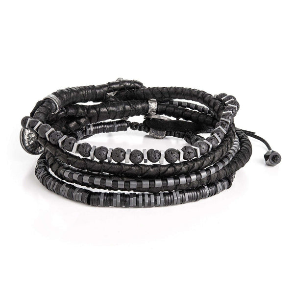 Adult Leather Wood Bead Bracelets / Essential Oil Jewelry – Late Night Luna