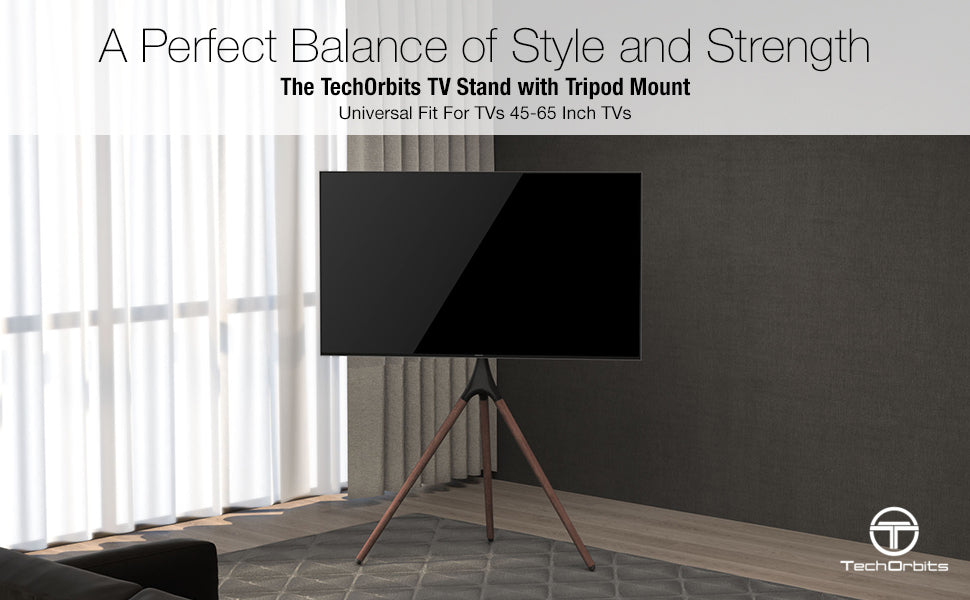 Portable Tv Floor Stand Universal Tv Legs Artistic Studio Tripod Eas Techorbits