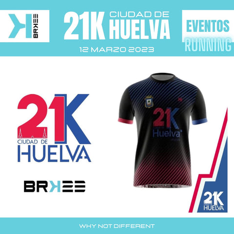 Camiseta BRK23 training 100% personalizada 21K Ciudad de Huelva