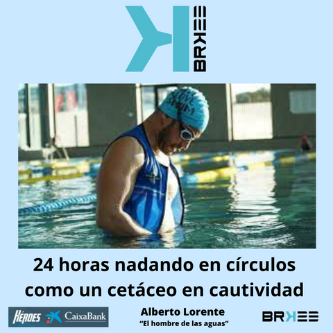 Alberto Lorente realiza nuevo reto de nadar 24 horas en círculo con BRK23