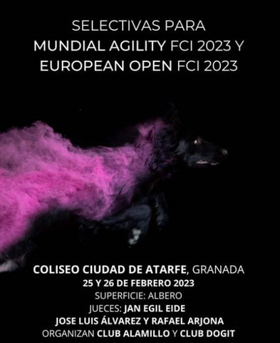 SELECTIVA MUNDIAL FCI Y EUROPEAN FCI AGILITY 2023