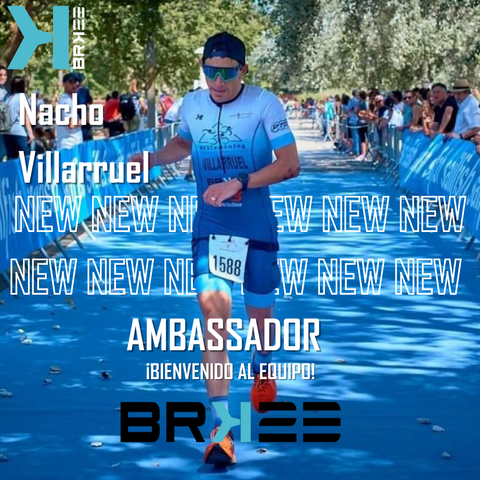 Nacho Villarruel triatleta español categoría élite embajador marca BRK23