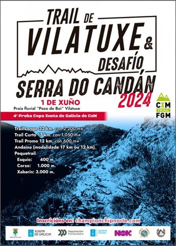 BRK23 y Trail de Vilatuxe & Desafío Serra do Candán Camsietas técnicas personalizadas