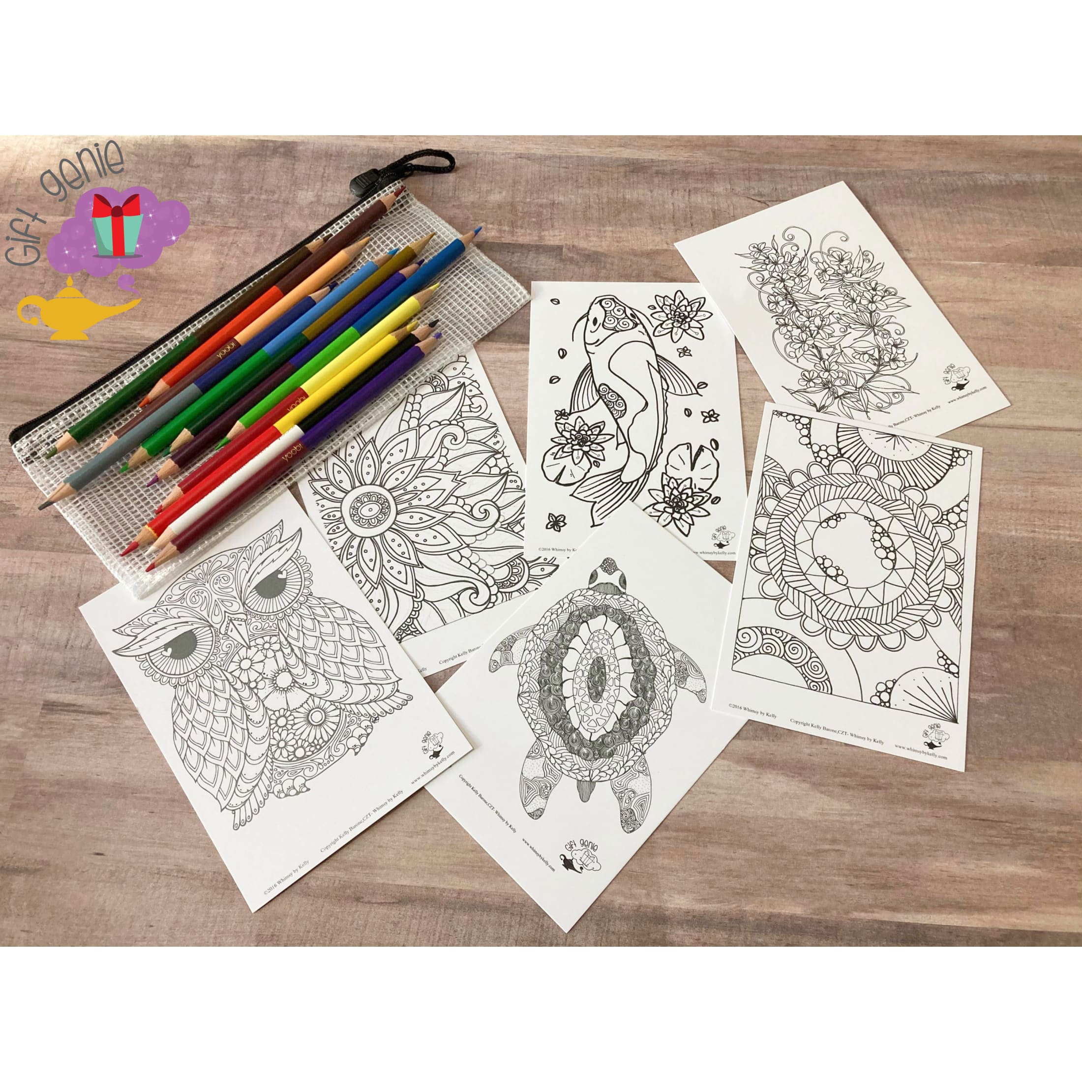 Zentangle Workbook, Pens and Pencil Kit 