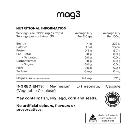 Switch Nutrition Magnesium Threonate Mag3