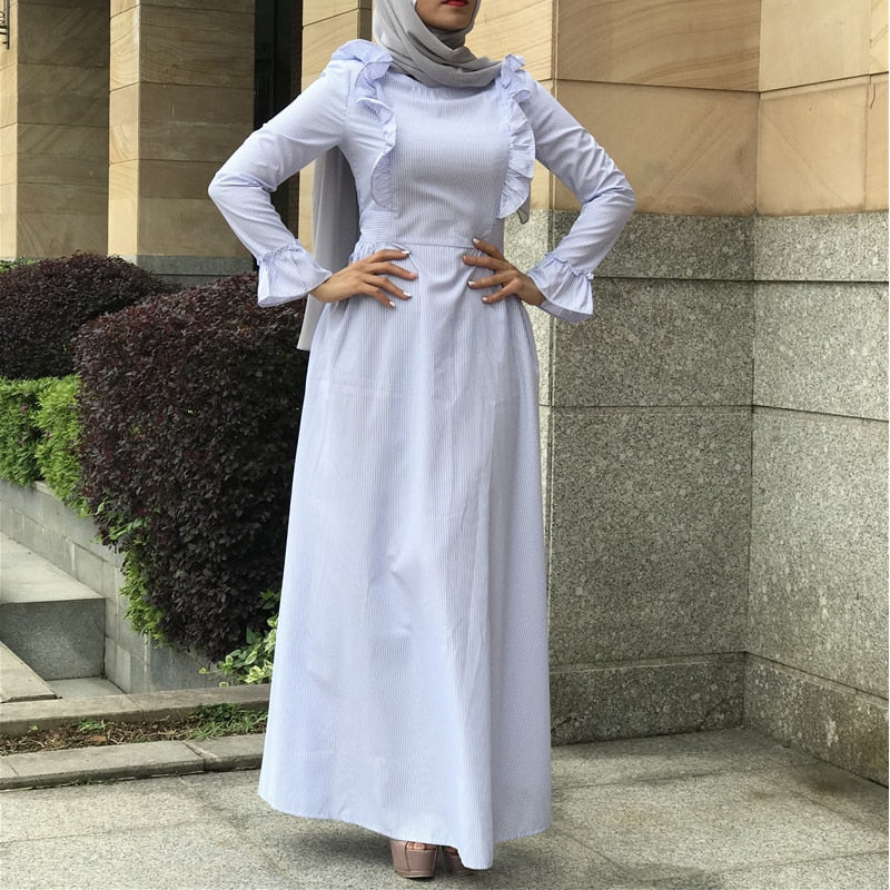 Plus Size Vestido Longo Robe Femme Ete  2022 UAE Abaya  
