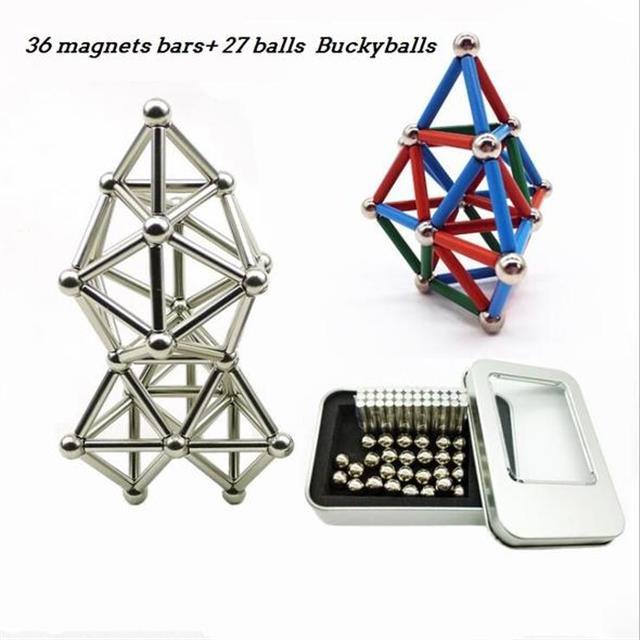 magnetic sticks and balls set