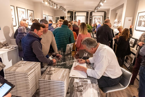 The launch party of Giles Norman's book 'Wild Atlantic Way' in 2019