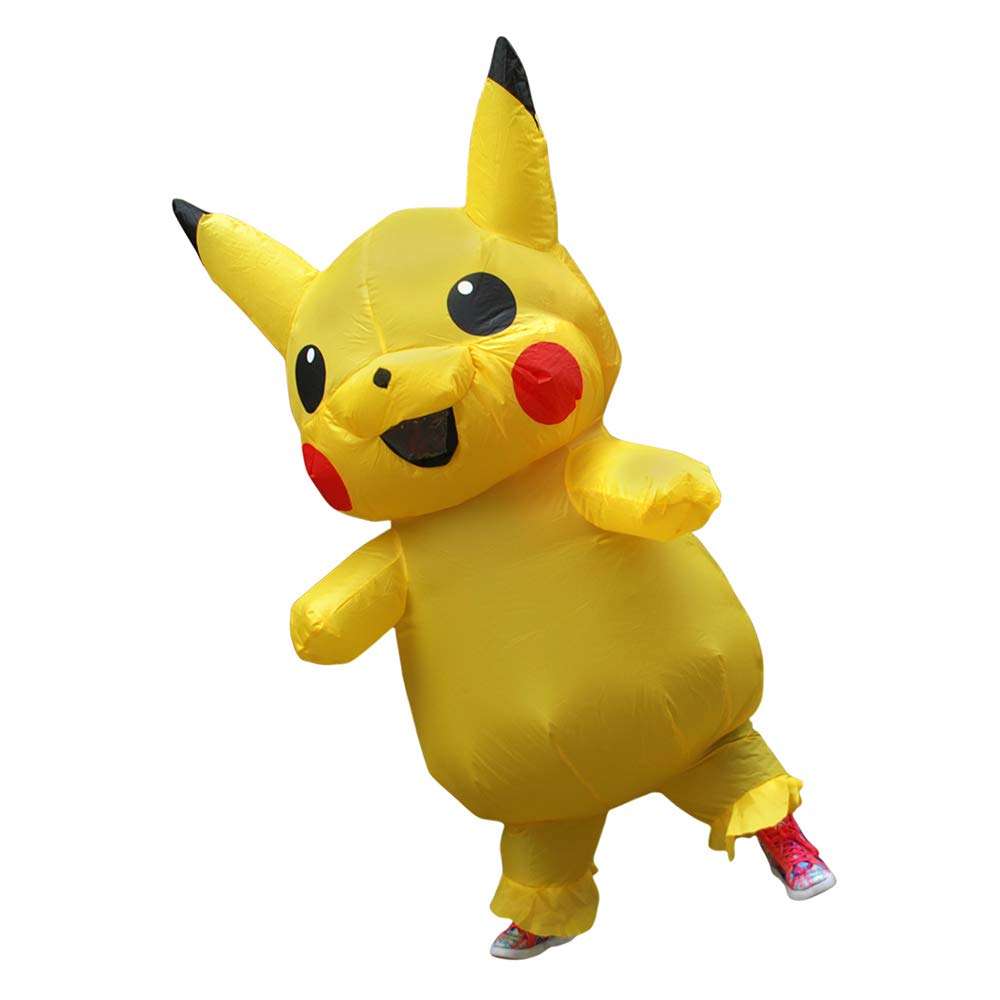 Halloween Pikachu Inflatable Costume For Kids And Adults Xocostume - pikachu clothes girl roblox code