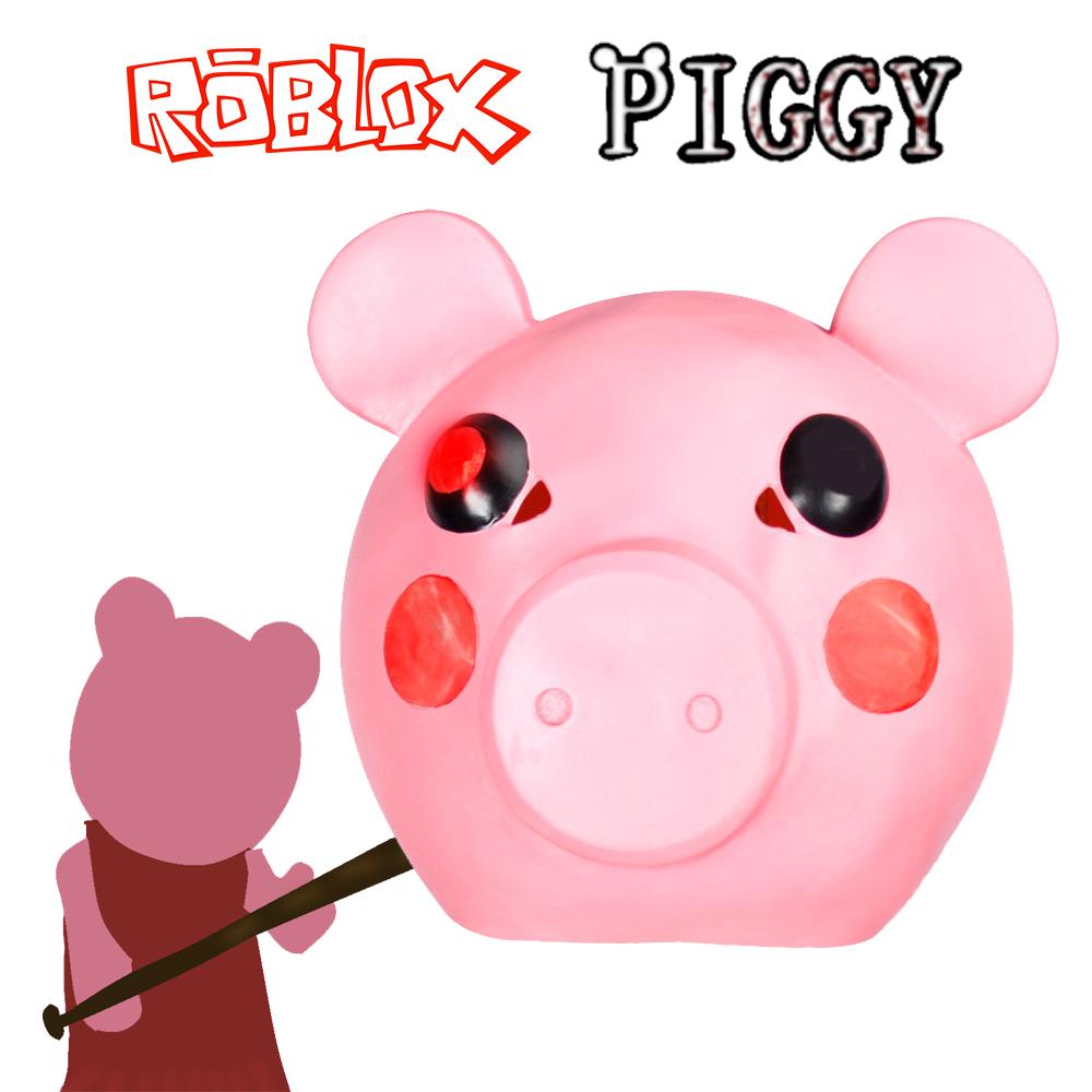 Roblox Piggy Pink Headgear Led Light Latex Full Halloween Cosplay Prop Xocostume - roblox piggy zizzy plush
