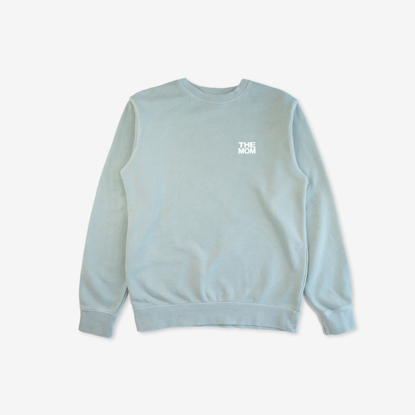 Mother's Day 2023: The Mom Premium Pigment Dyed Crew (Sage)