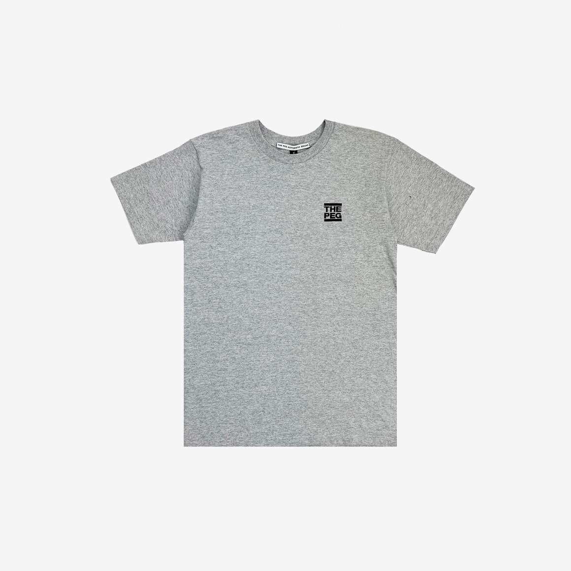 Embroidered Classic Tee Shirt (Heather Grey)