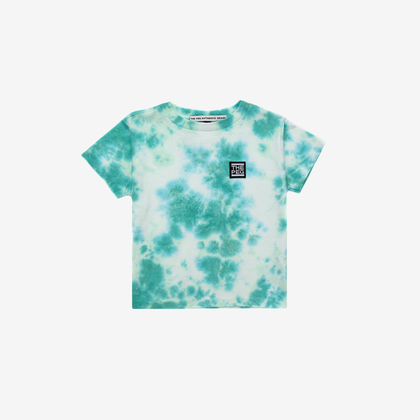 Kids Tie Dye Tee Shirt (Emerald)