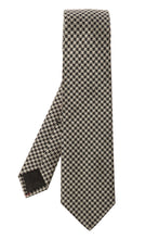 Load image into Gallery viewer, Gucci Houndstooth Tie with Gucci Logo Patch in Black