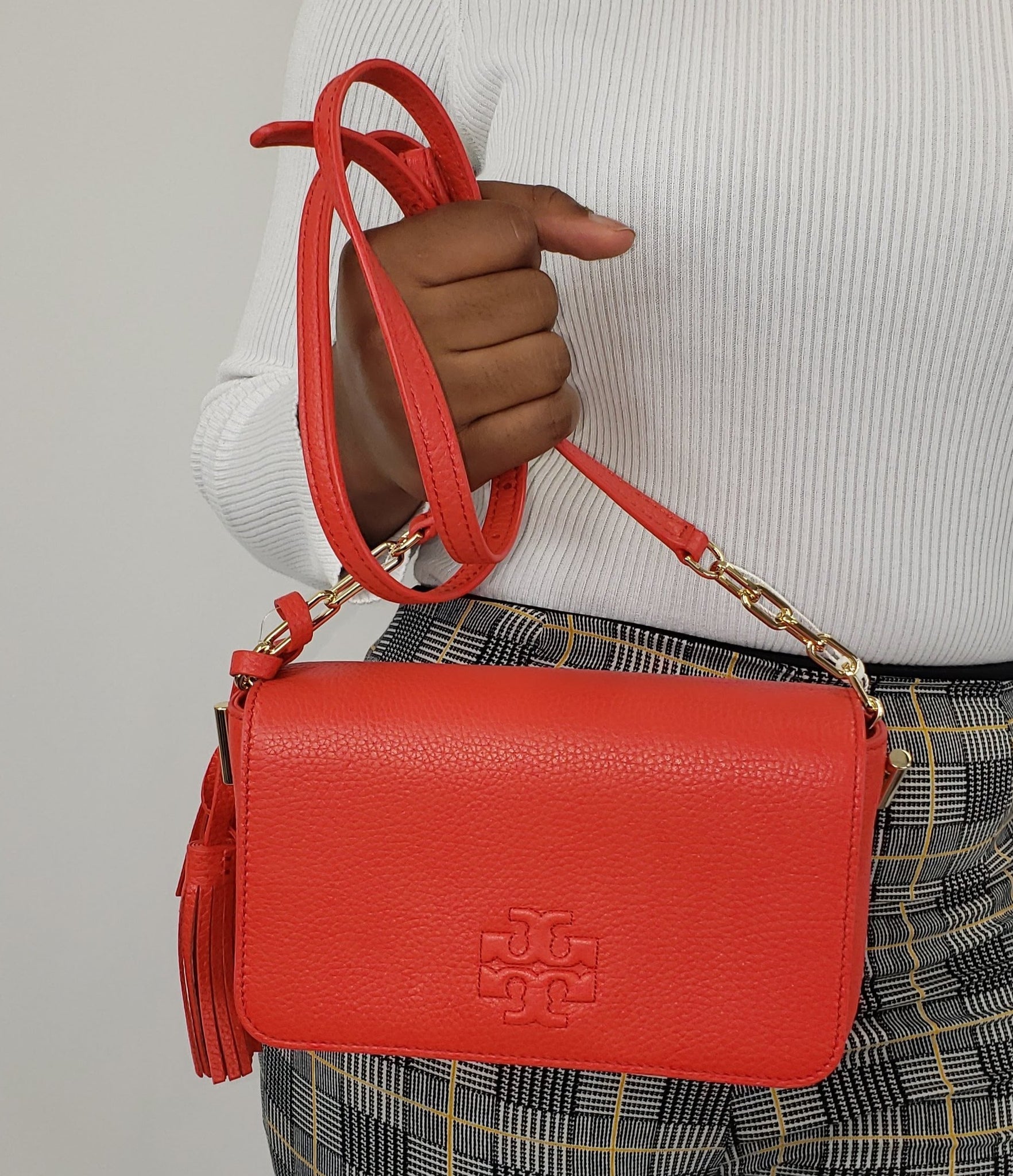 Tory Burch Thea Mini Bag in Brilliant Red – 