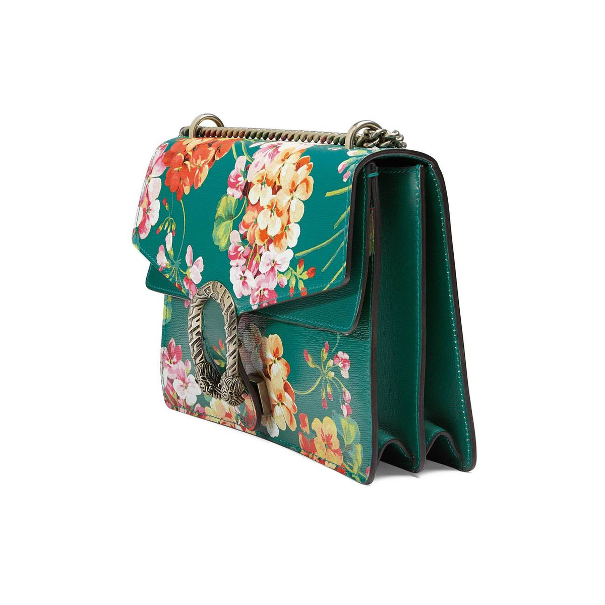 Gucci Small Dionysus Blooms Leather Shoulder Bag in Green – Gavriel.us