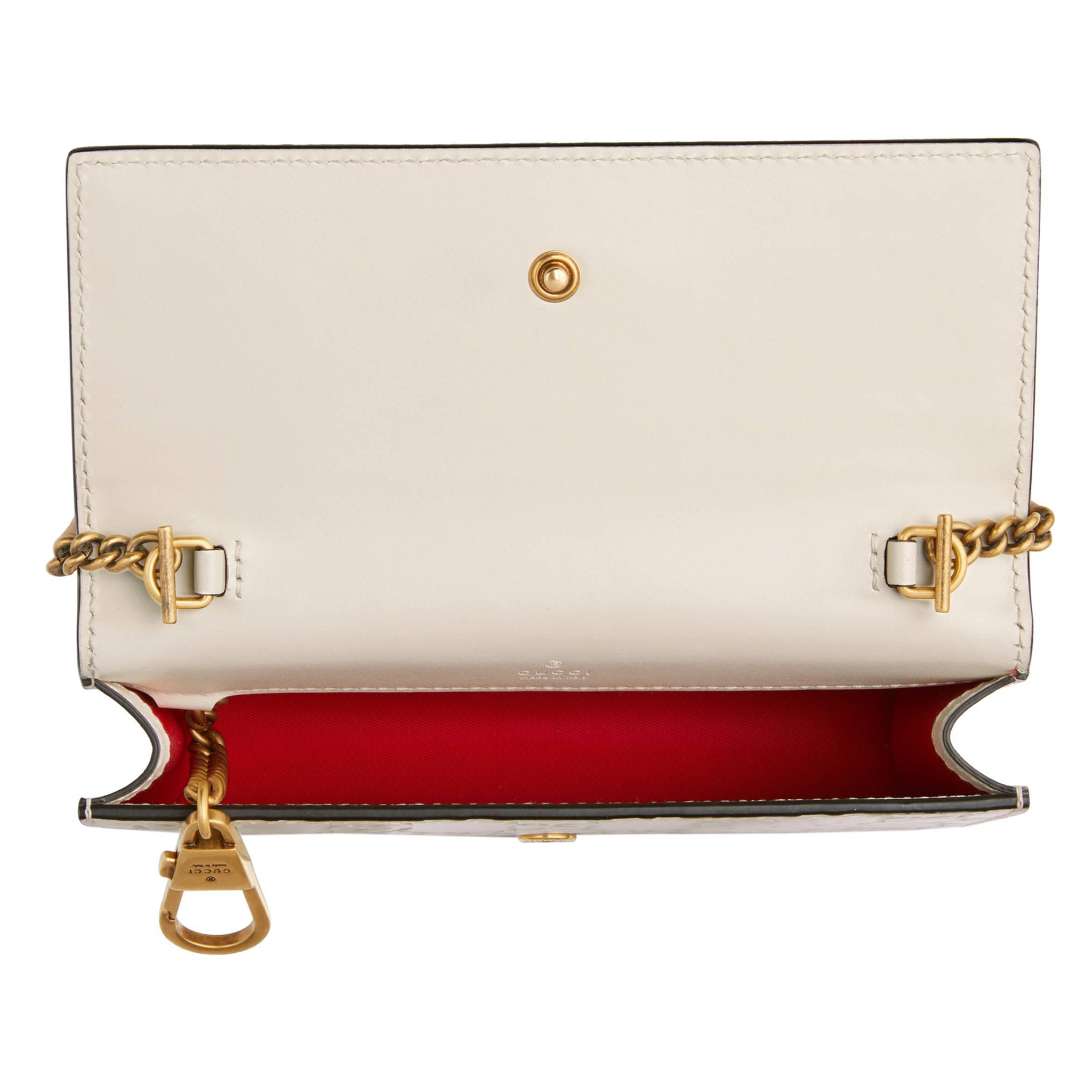 gucci signature mini bag with cherries