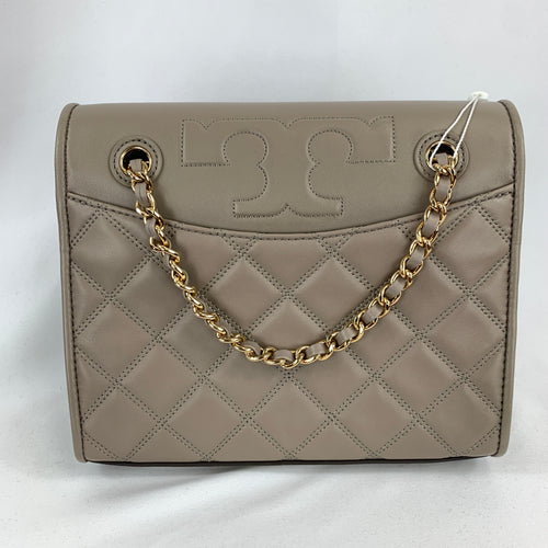 Tory Burch French Gray Emerson Envelope Adjustable Leather Shoulder Bag, Best Price and Reviews