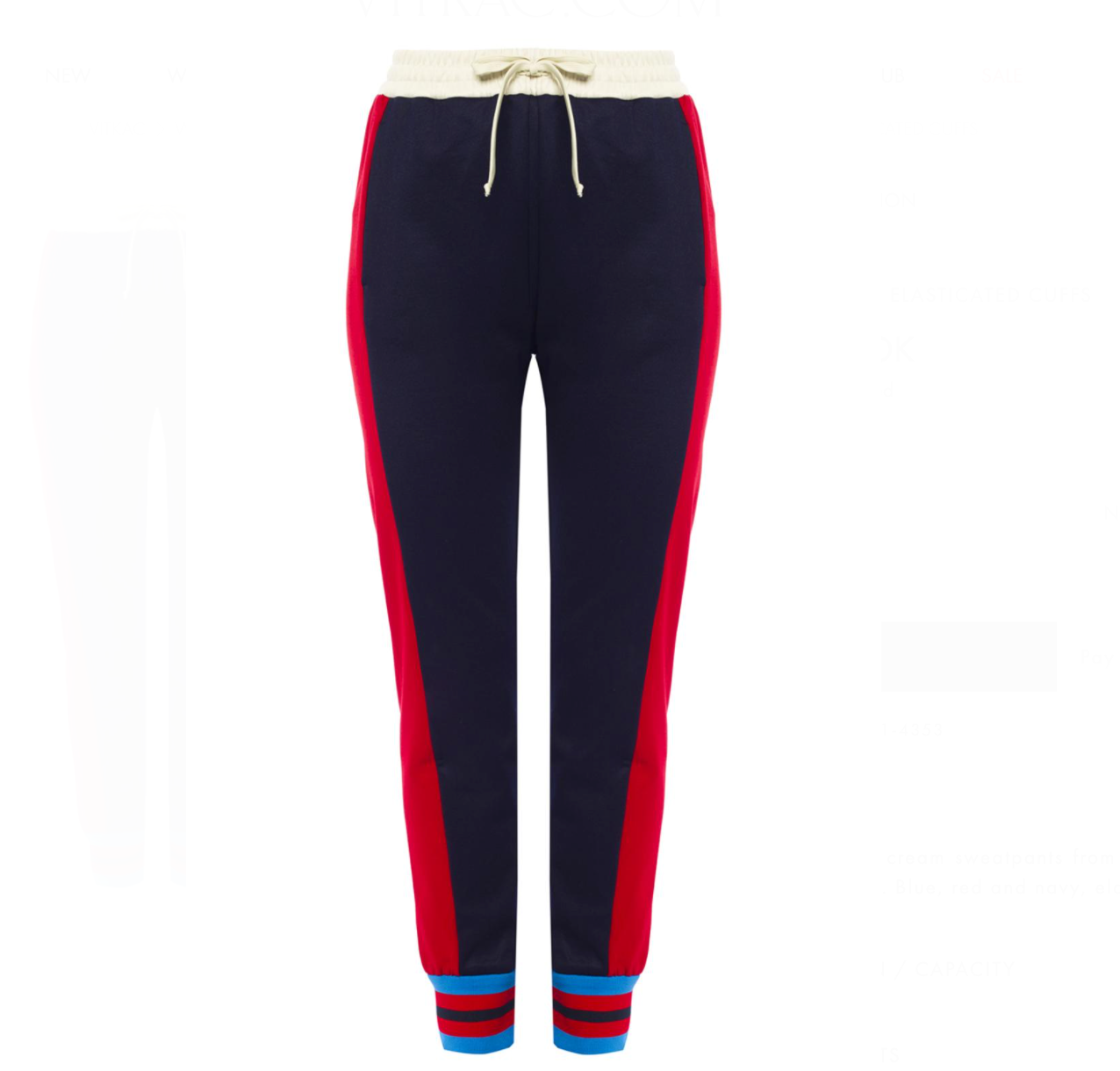 Gucci Striped Cotton-blend Track Pants in Blue –