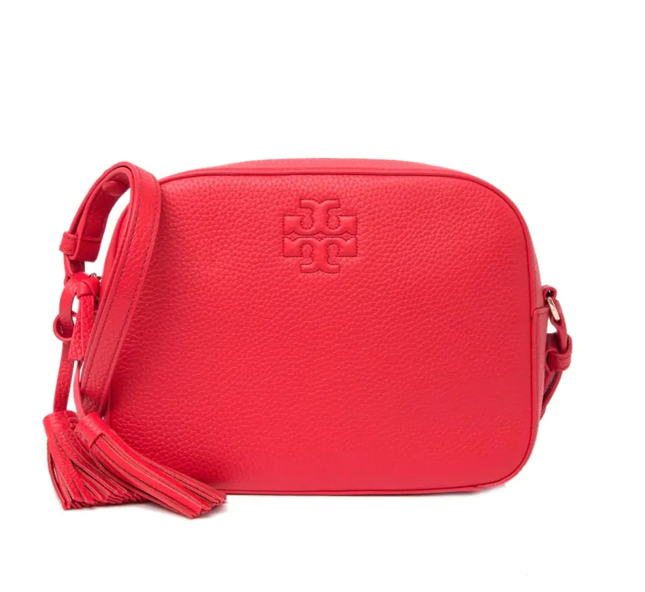Tory Burch Thea Shoulder Bag in Brilliant Red – 