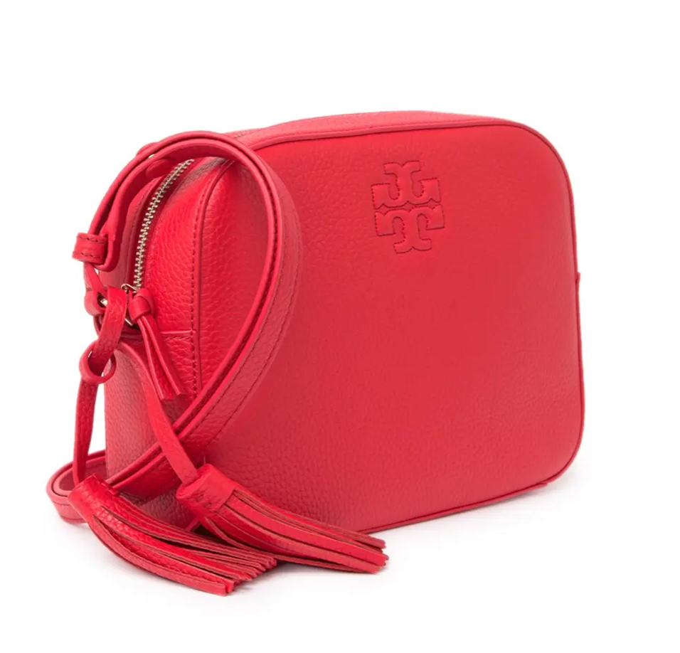 Tory Burch Thea Shoulder Bag in Brilliant Red – 