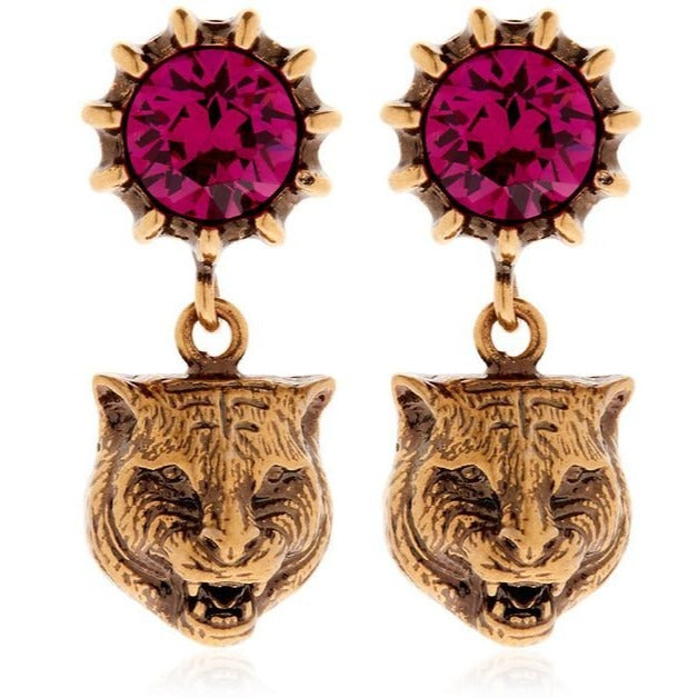 gucci tiger earrings