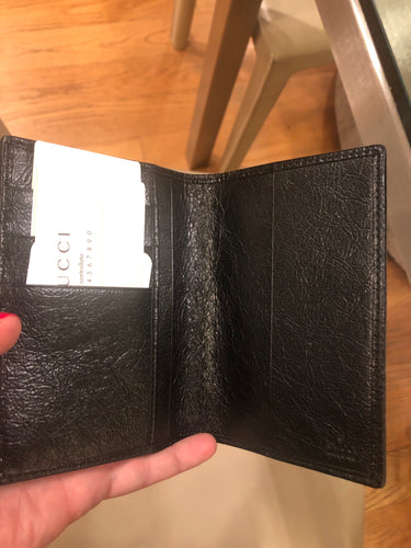 Gucci Passport Case in Black for Men
