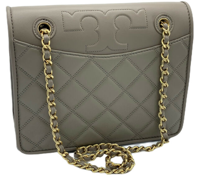 Tory Burch Savannah Shoulder Bag in French Gray – 