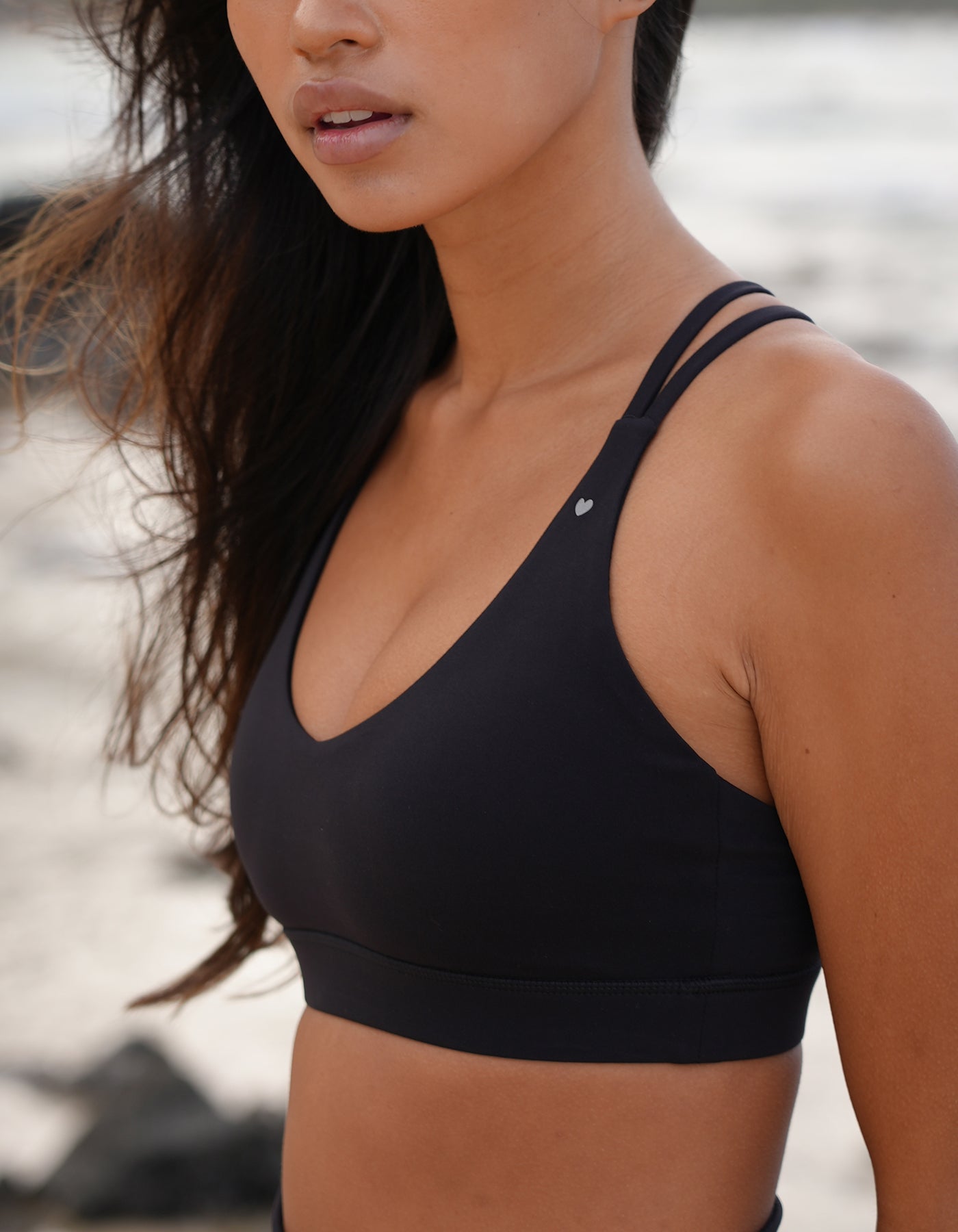 Crimson tavernorlando Johana Sports Bra in black