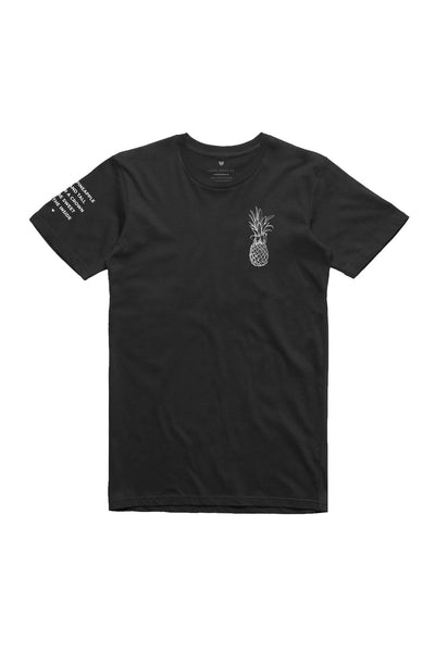 Pineapple Logo - Black Tee