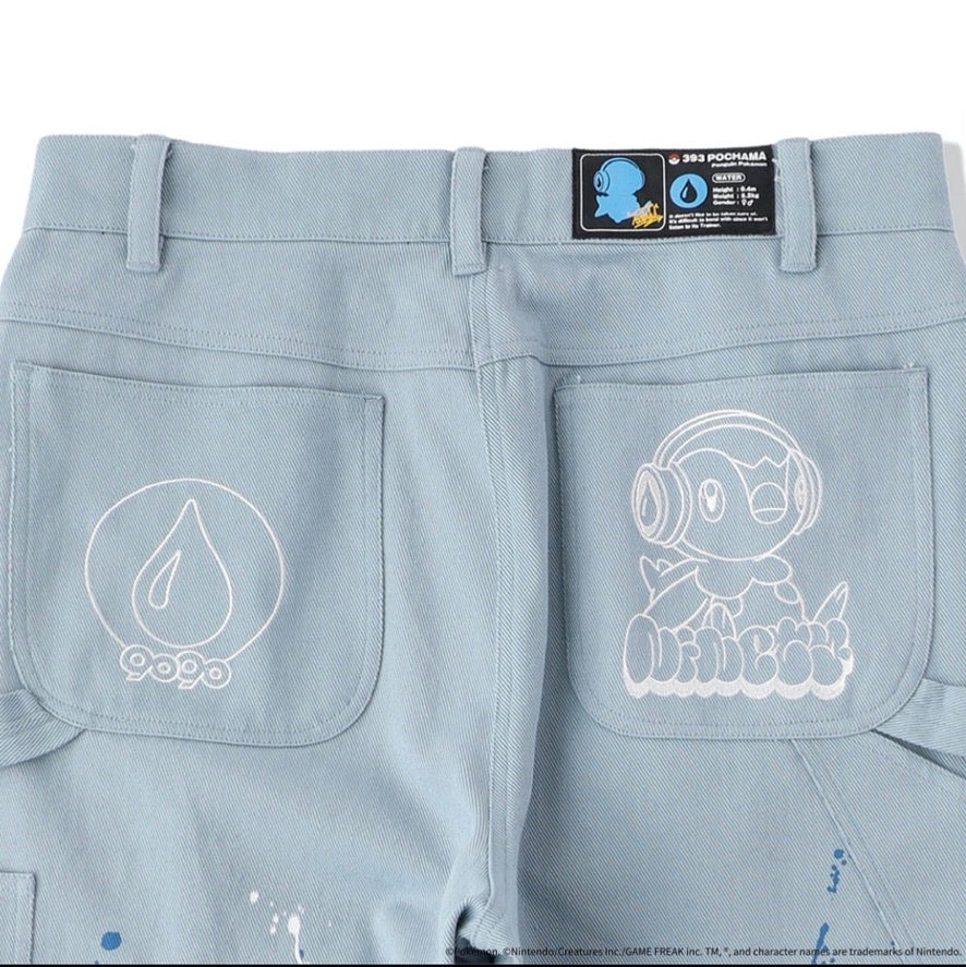 ポッチャマ POCHAMA × 9090 Painter Pants(ブラック) ワークパンツ