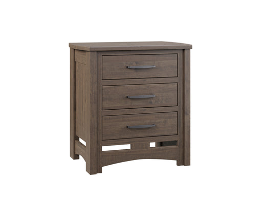 Uhrichsville 1 - Drawer Iron Nightstand Loon Peak Color: Brown