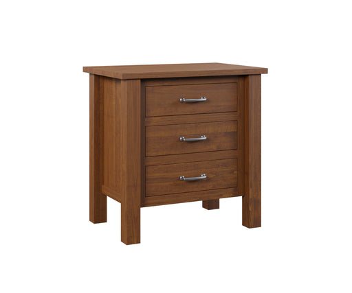 Uhrichsville 1 - Drawer Iron Nightstand Loon Peak Color: Brown