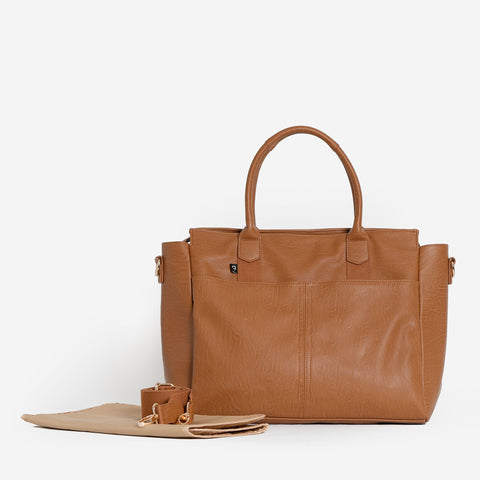 The Hayes Baby Bag Tote - Tan - Arrived Bags