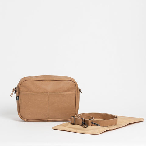 The Hayes Crossbody Baby Bag - Cappuccino - Arrived Bags