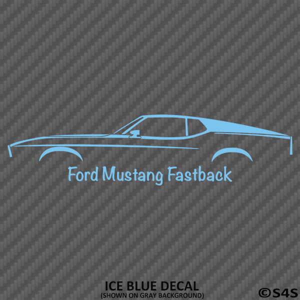 ford mustang silhouette