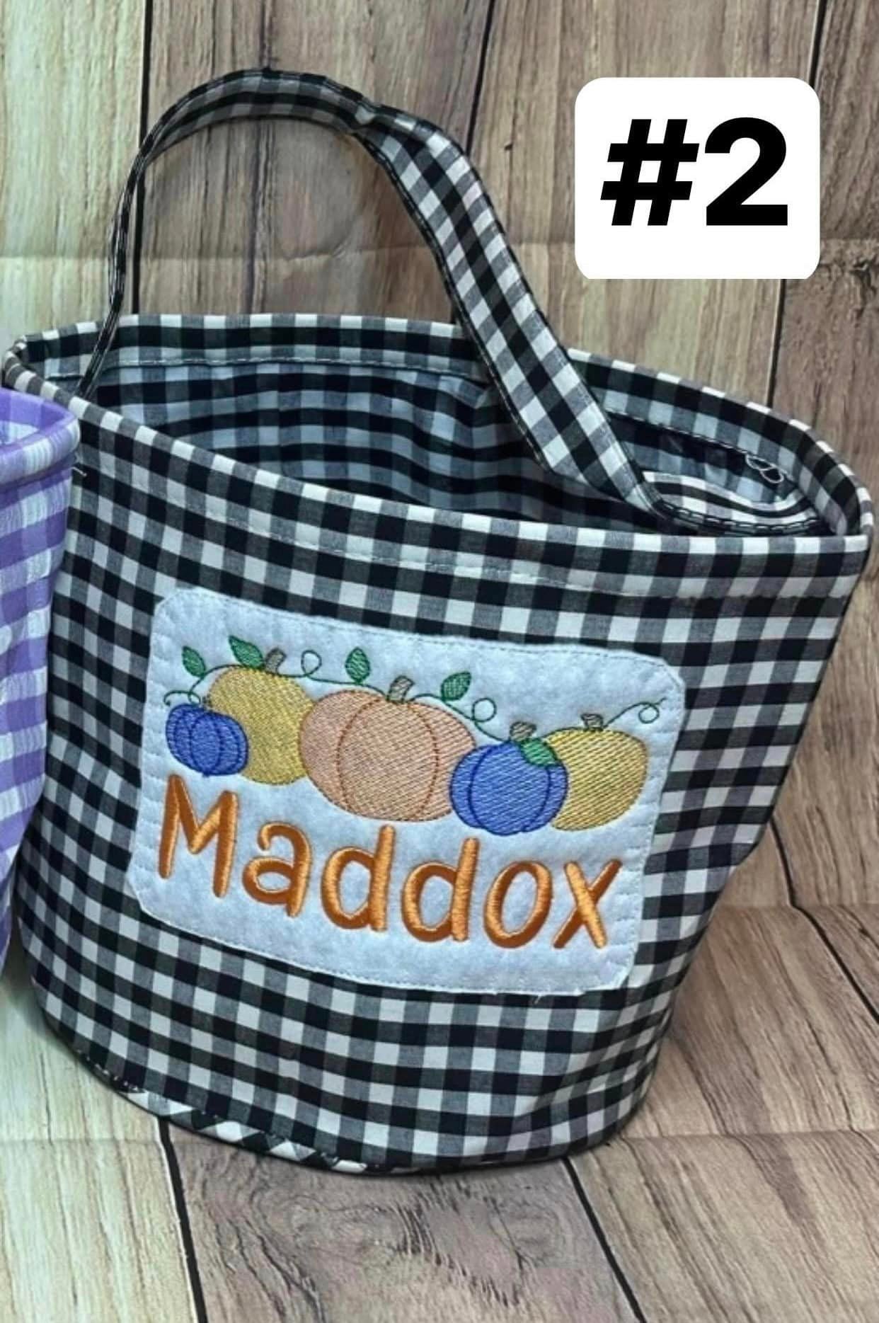 Custom Halloween Baskets