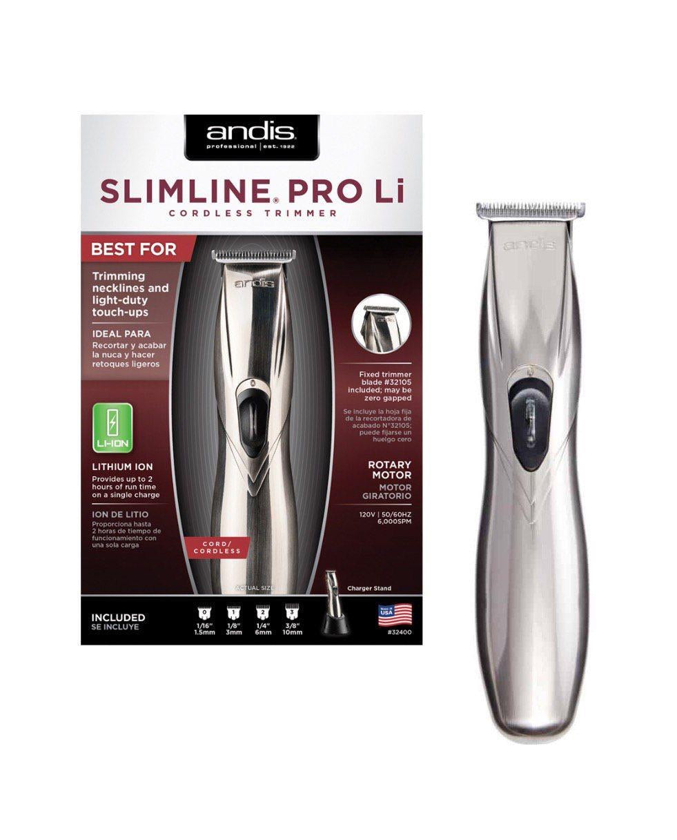 Andis Slimline® Pro Li T-Blade Trimmer Chrome – Jersey Shore Supply