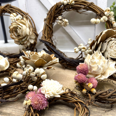 Handmade by Sunsum, Grapevine Wreaths