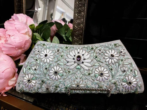 Floral Clutch Purse ( Pink) – Rosie Mears Collection